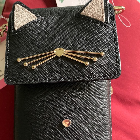 Kate spade Cat leather crossbody bag NWT - Picture 5 of 5